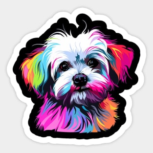 My Maltese Dog Sticker